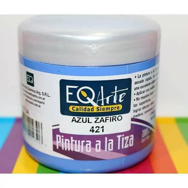 PINTURA A LA TIZA EQ 200CC AZUL ZAFIRO 421