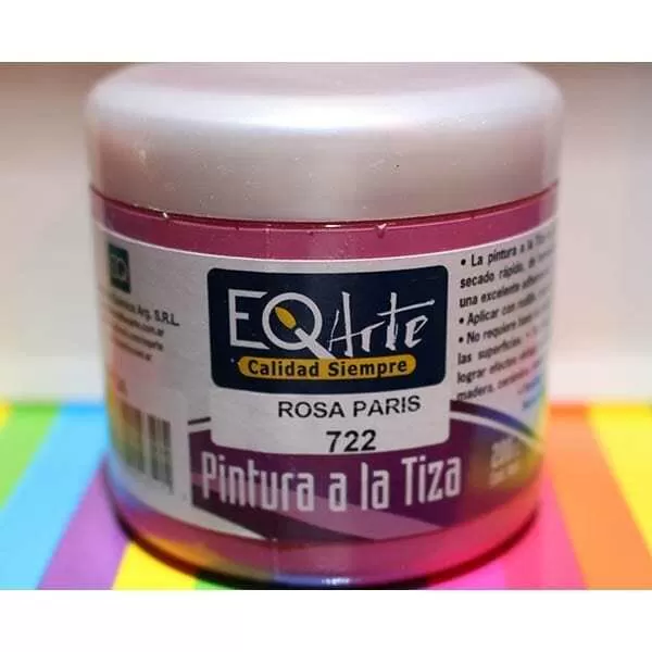 PINTURA A LA TIZA EQ 200CC ROSA PARIS 722