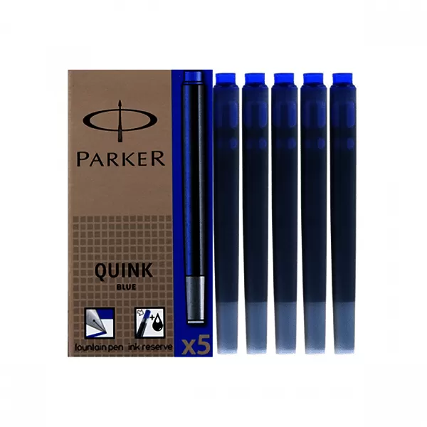 CARTUCHO PARKER TINTA AZUL X 5U (1976356)