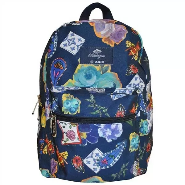 MOCHILA ARTE GRANDE MILAGROS BLUE (821701)
