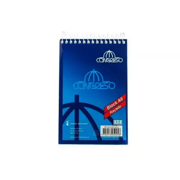 BLOCK A6 ESPIRAL CONGRESO 80H RAYA