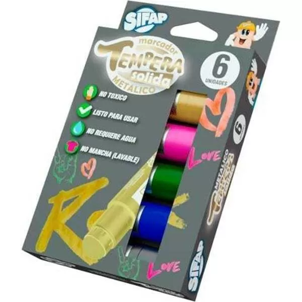 TEMPERA SOLIDA SIFAP METALICA X 6U