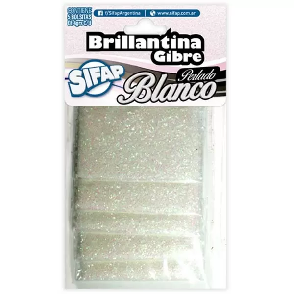 BRILLANTINA GIBRE SIFAP PLATA X 5 SOBRES