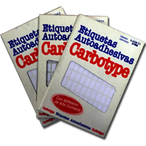 ETIQUETA CARBOTYPE S-835 10X35MM X 30H