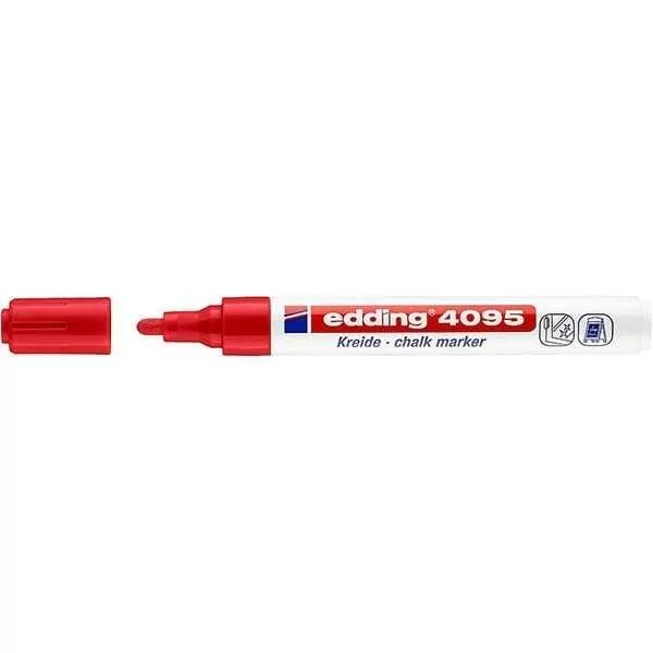 MARCADOR EDDING 4095 CHALK MARKER RED