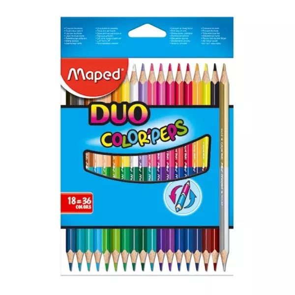 LAPIZ BICOLOR COLORPEPS DUO X 18U