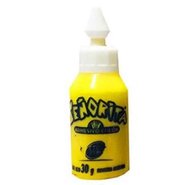 ADHESIVO SEÑORITA 30G AMARILLO