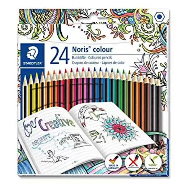 LAPIZ COLOR STAEDTLER X 24U + SACAPUNTAS