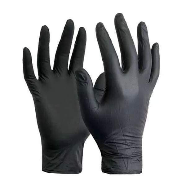GUANTES NITRILO NEGRO REF. XL X 100U