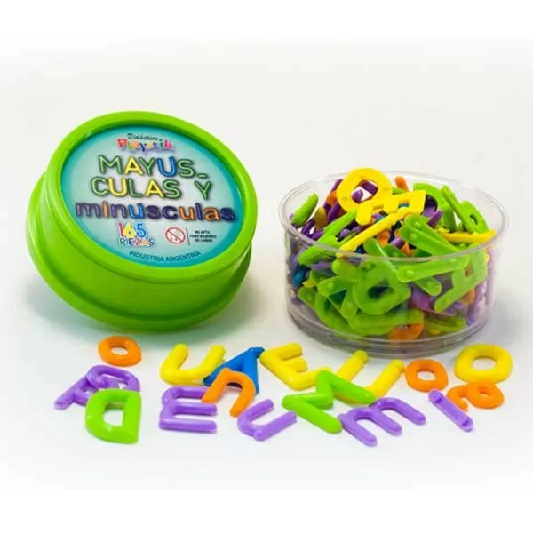LETRAS PLAYSTIK MAYUSC. Y MINUSC. X 165U