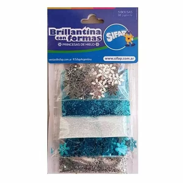 BRILLANTINA SIFAP FORMAS PRINC. HIELO X 5 SOBRES