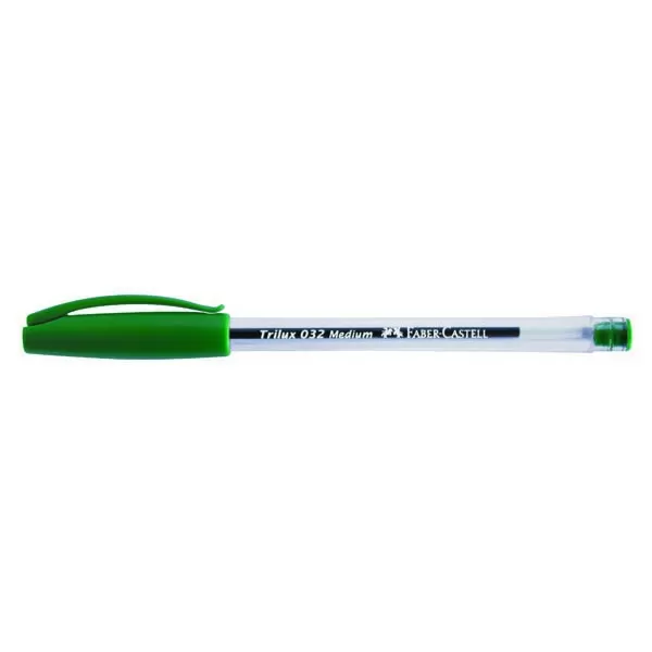 BOLIGRAFO FABER TRILUX 032 M VERDE 1MM