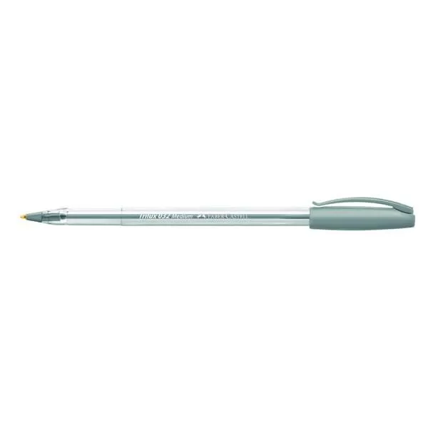 BOLIGRAFO FABER TRILUX 032 M PLATA 1MM
