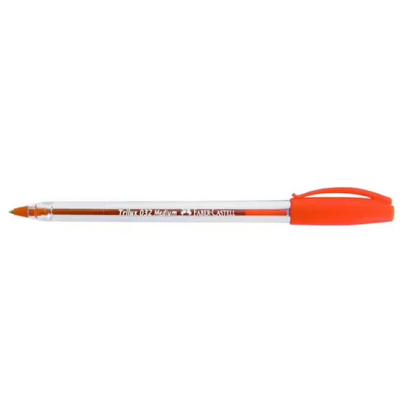 BOLIGRAFO FABER TRILUX 032 M NARANJA 1MM