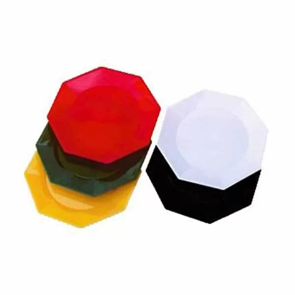 PLATO PP OCTOGONAL KOVAL AMARILLO 22CM X 10U