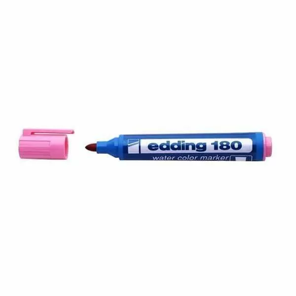 MARCADOR AGUA EDDING 180 ROSA PR
