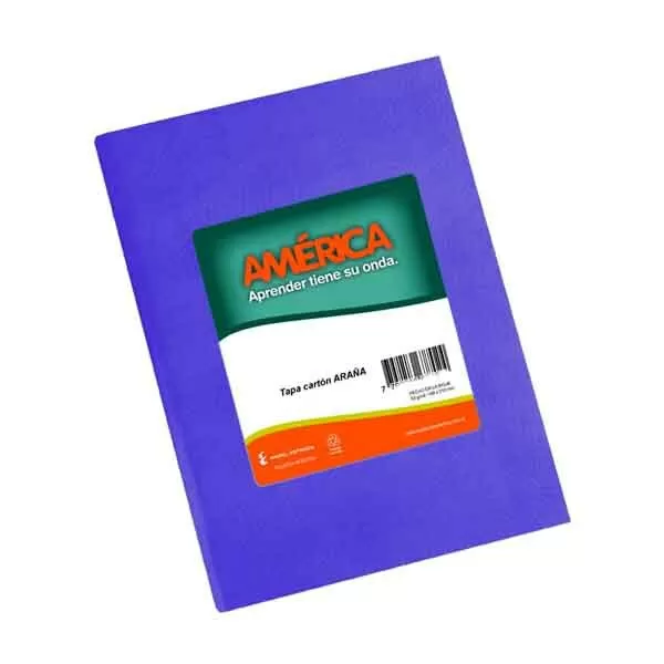 CUADERNO AMERICA ARAÑA LILA 16X21 42H RA