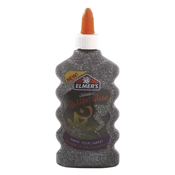 ADHESIVO GLITTER ELMERS 177ML NEGRO