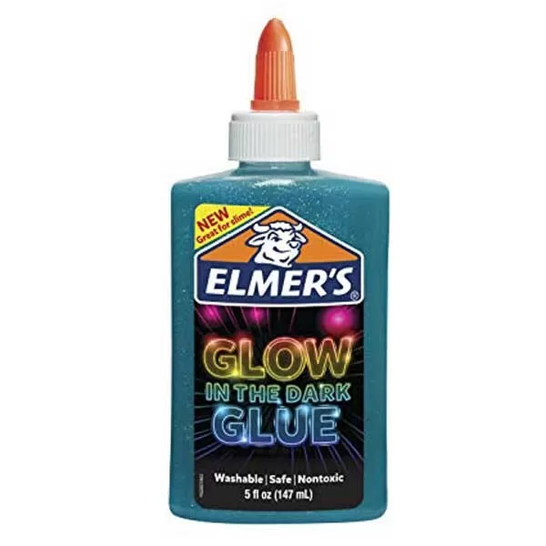 ADHESIVO GLOW IN THE DARK ELMERS 147ML AZUL