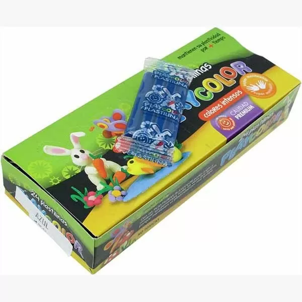 PLASTILINA PLAYCOLOR 20G AZUL