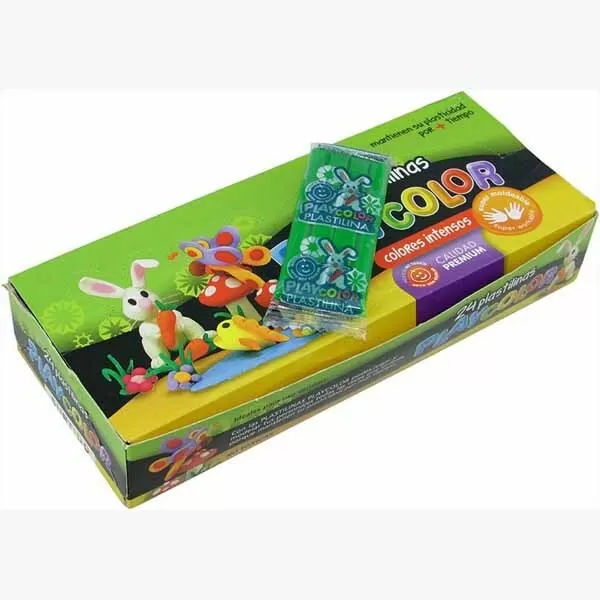 PLASTILINA PLAYCOLOR 20G VERDE