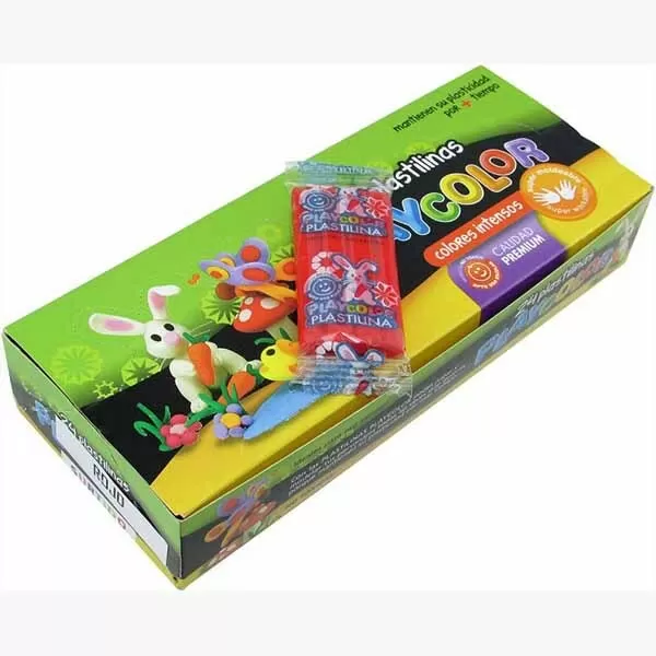 PLASTILINA PLAYCOLOR 20G ROJO