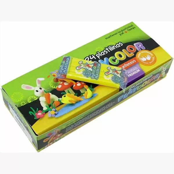 PLASTILINA PLAYCOLOR 20G AMARILLO
