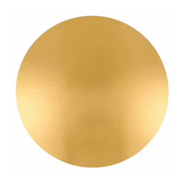 DISCO CARTON ORO/PLATA 18CM