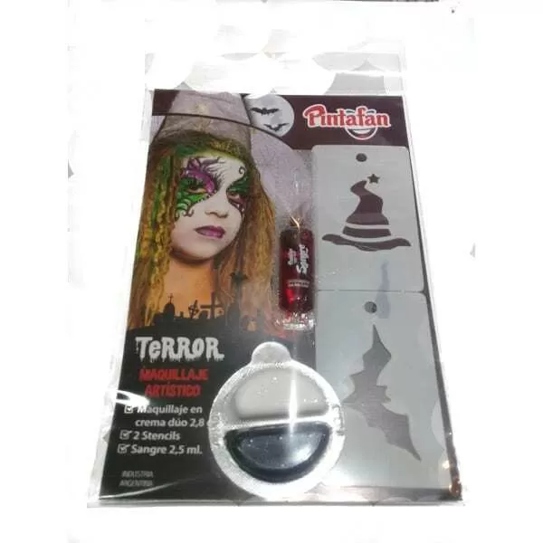 KIT MAQUILLAJE PINTAFAN TERROR BRUJA (616-02)