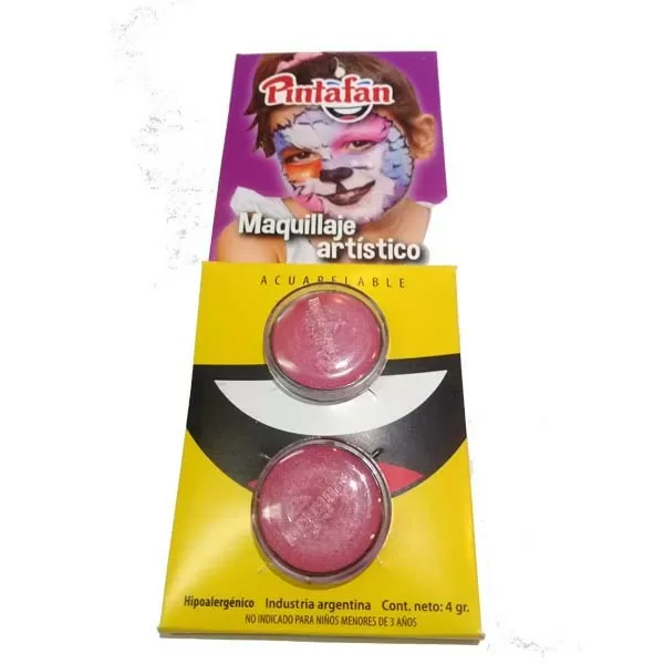 MAQUILLAJE ACUARELABLE PINTAFAN ROSA X 2 (13-42)