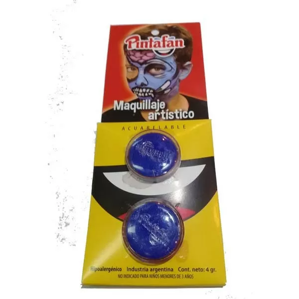 MAQUILLAJE ACUARELABLE PINTAFAN AZUL FR. X 2 (13-38)