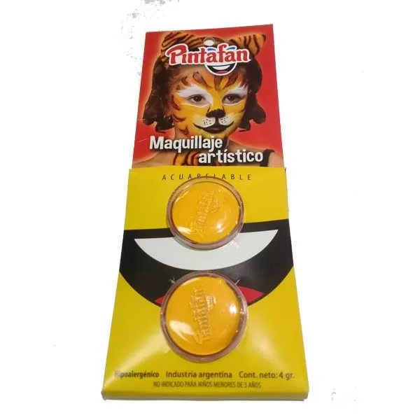 MAQUILLAJE ACUARELABLE PINTAFAN AMARILLO X 2 (13-22)