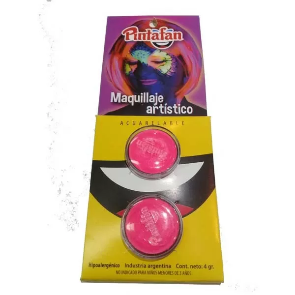 MAQUILLAJE ACUARELABLE PINTAFAN FLUO ROSA X 2 ( 119-03)