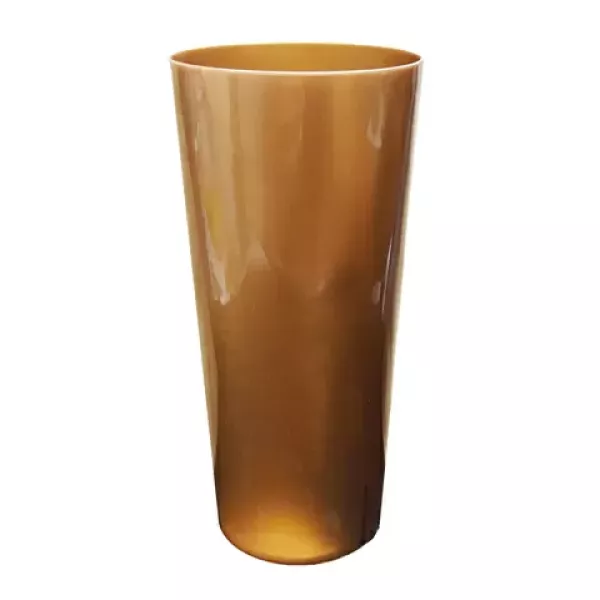 VASO TRAGO LARGO PP MARRON PERLA KOVALPLAST