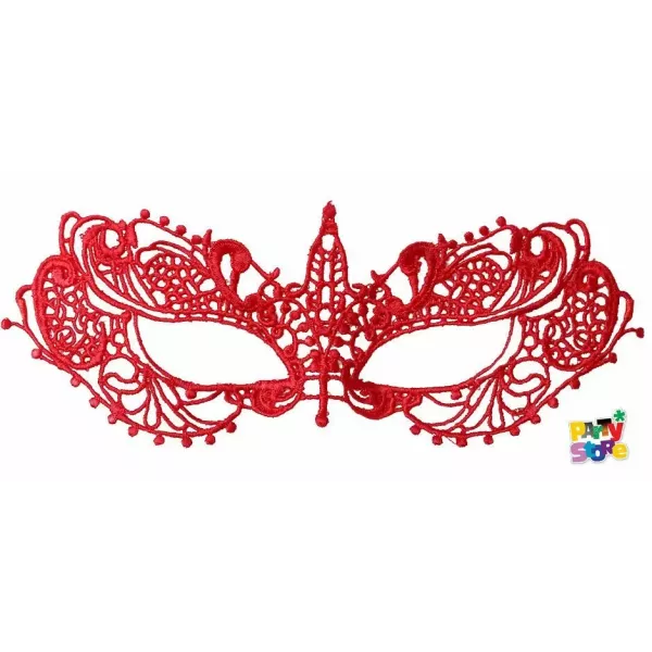 ANTIFAZ ENCAJE MARIPOSA ROJO (AT14)