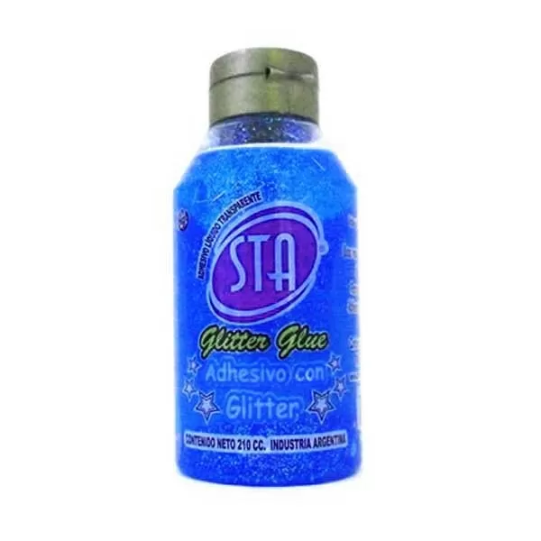 ADHESIVO GLITTER STA 210CC AZUL