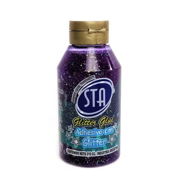 ADHESIVO GLITTER STA 210CC VIOLETA