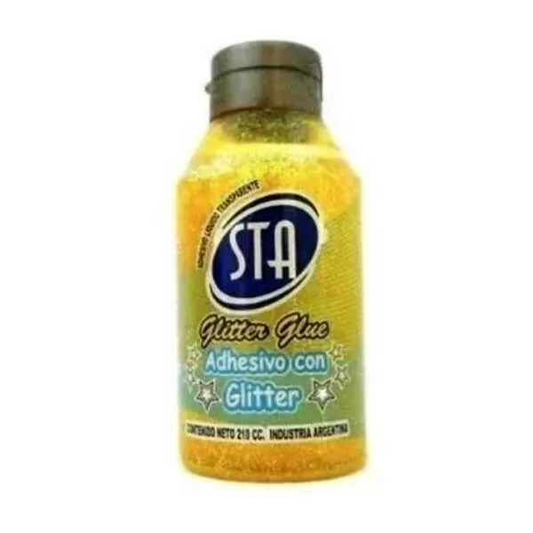 ADHESIVO GLITTER STA 210CC AMARILLO