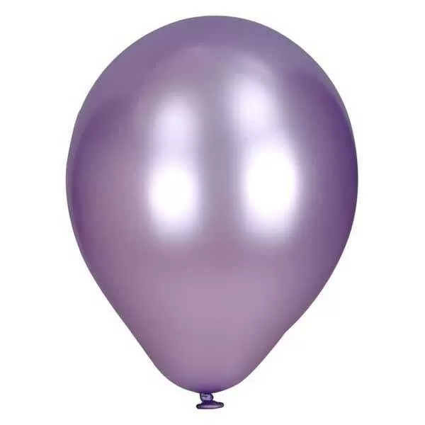 GLOBO TUKY PERLADO 12 x 25u LILA