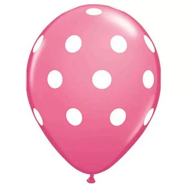 GLOBO TUKY 12 x 12u ROSA LUNAR BLANCO