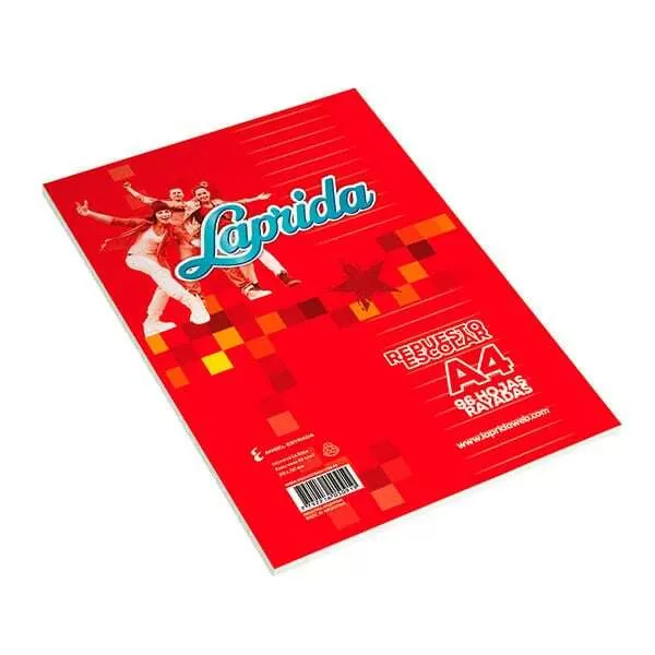 REP. ESCOLAR LAPRIDA A4 96H RAYA