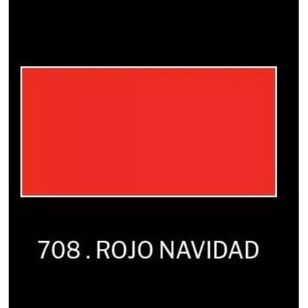 LACA VITRAL AL AGUA EQ 37CC ROJO NAVIDAD 708