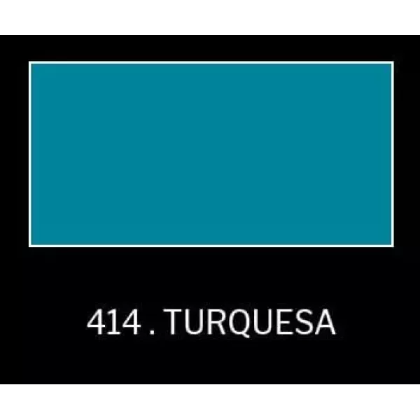 PINTURA TELA EQ 37CC TURQUESA 414