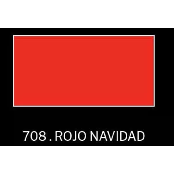 PINTURA TELA EQ 37CC ROJO NAVIDAD 708