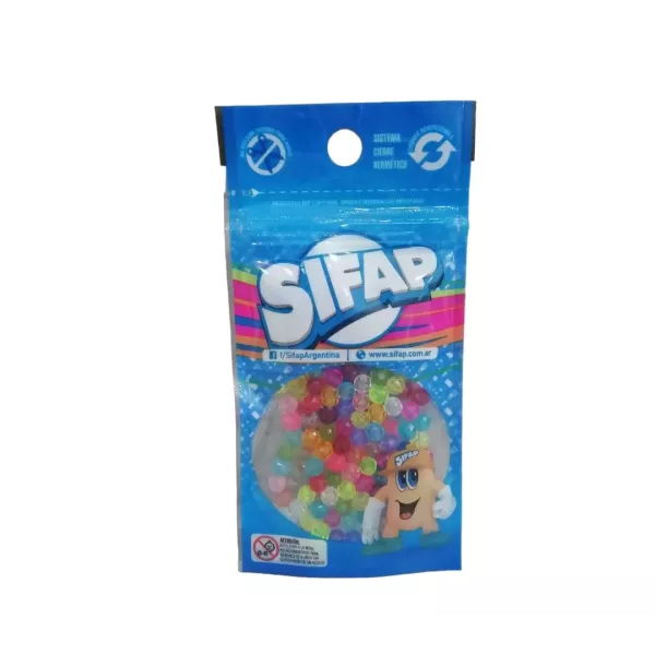 BOLA FACETADA N°6 SURTIDO TRASLUCIDO X 20G