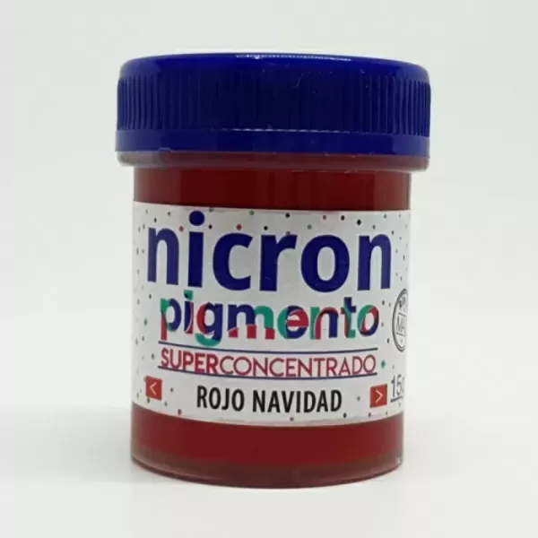 PIGMENTO NICRON X 15GR ROJO NAVIDAD