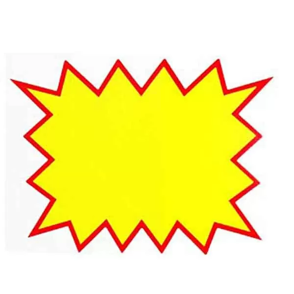 CARTEL PARA PRECIO Nº 5 X 25U (12X16CM)