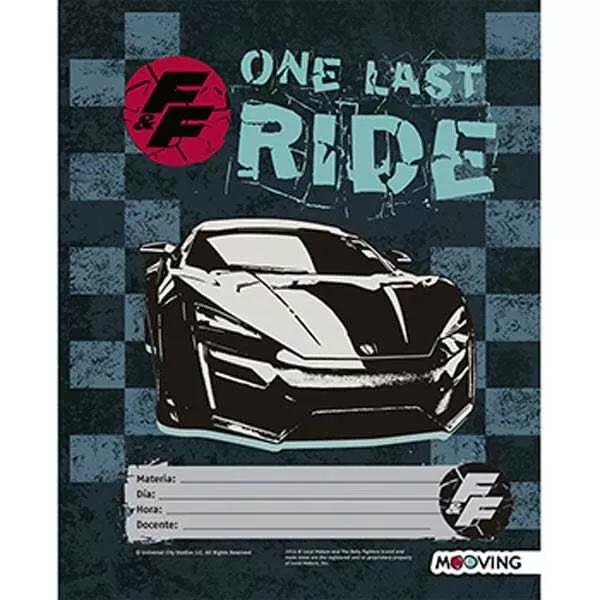 SEPARADORES RAPIDO Y FURIOSO N°3 X 6U 1101140