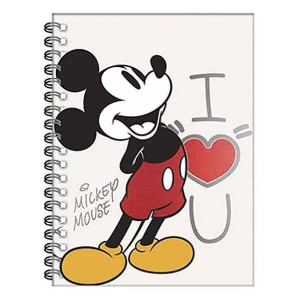 CUADERNO MICKEY ESP. T/D 16X21 80H RAY. 1205121