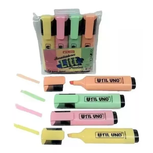 RESALTADOR UTIL UNO LITT PASTEL VERDE